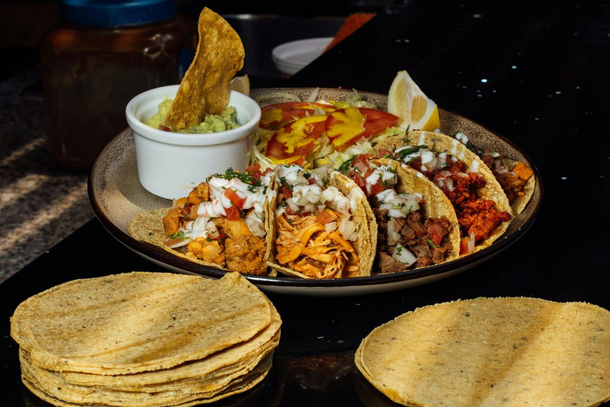 Latin flavors and tacos with homemade tortillas